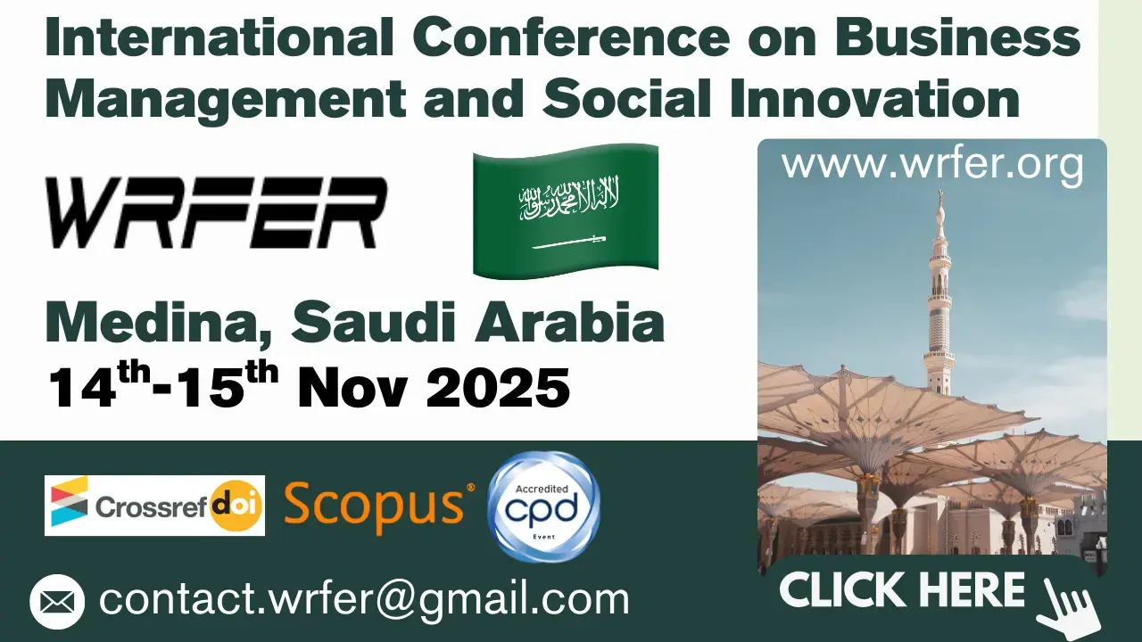 Business Management and Social Innovation Conference in Saudi Arabia